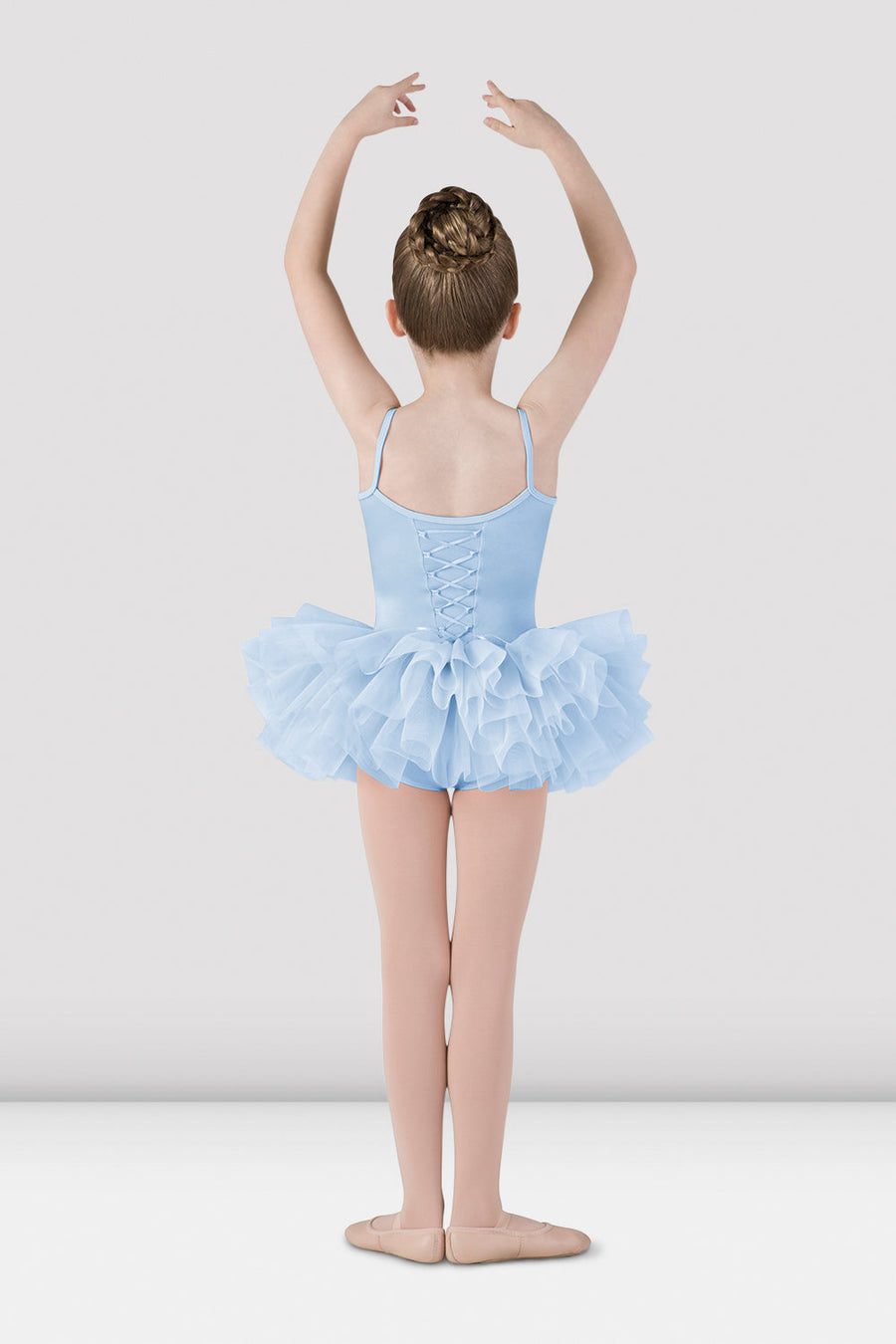 Girls Mirella Lace Up Back Tutu Dress