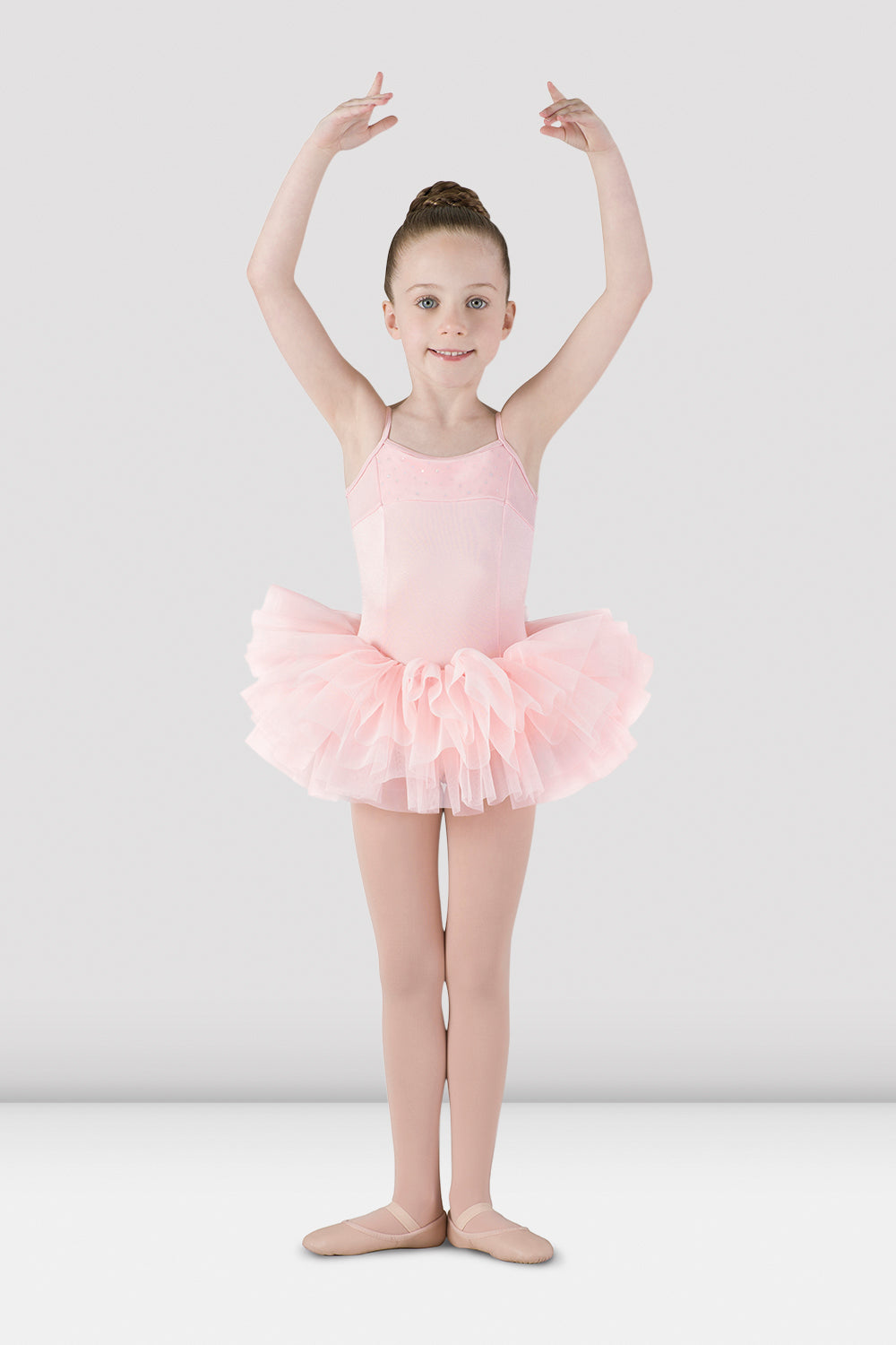 Girls Mirella Lace Up Back Tutu Dress