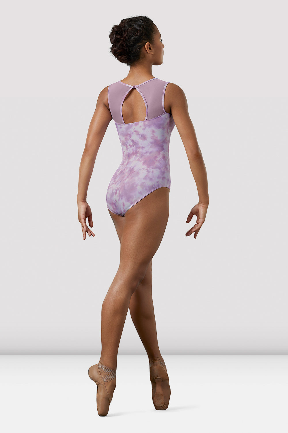 Ladies Mirella Watercolor High Neck Leotard