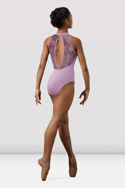 Ladies Mirella Watercolor Halter Leotard