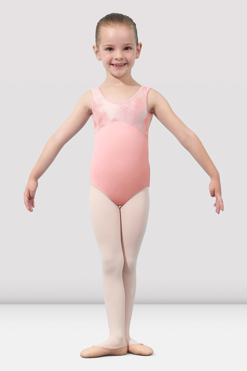 Girls Mirella Watercolor Tank Leotard