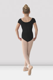 Girls Mirella Classic Short Sleeve Leotard