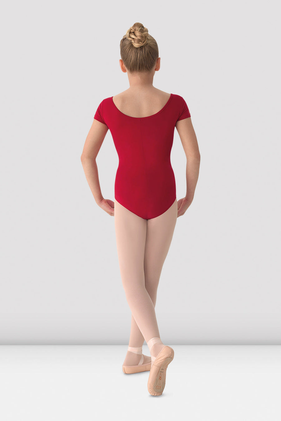 Girls Mirella Classic Short Sleeve Leotard