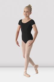 Girls Mirella Classic Short Sleeve Leotard