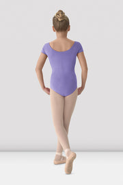 Girls Mirella Classic Short Sleeve Leotard