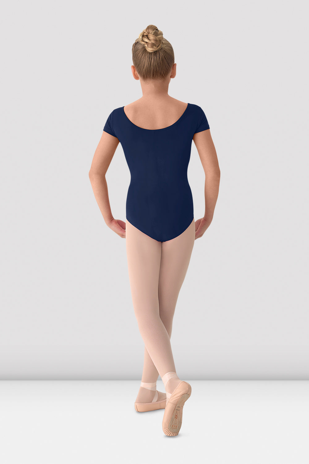 Girls Mirella Classic Short Sleeve Leotard