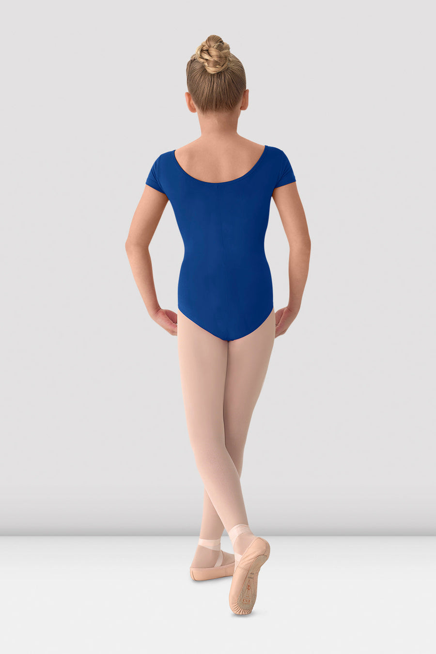 Girls Mirella Classic Short Sleeve Leotard