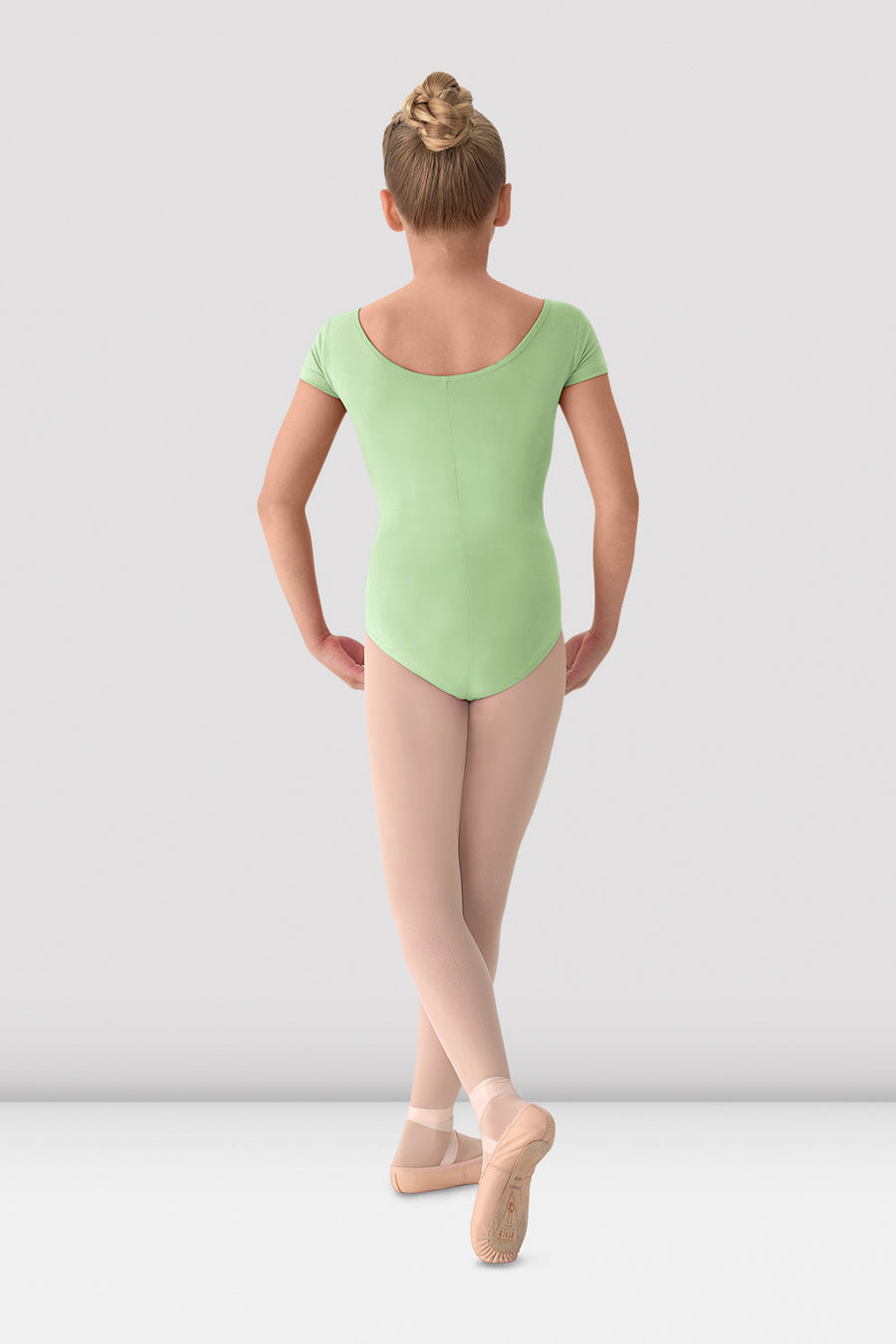 Girls Mirella Classic Short Sleeve Leotard