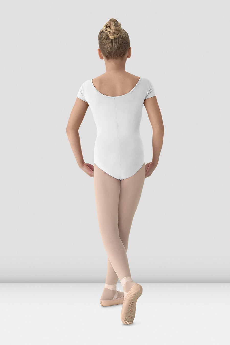 Girls Mirella Classic Short Sleeve Leotard