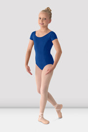 Girls Mirella Classic Short Sleeve Leotard