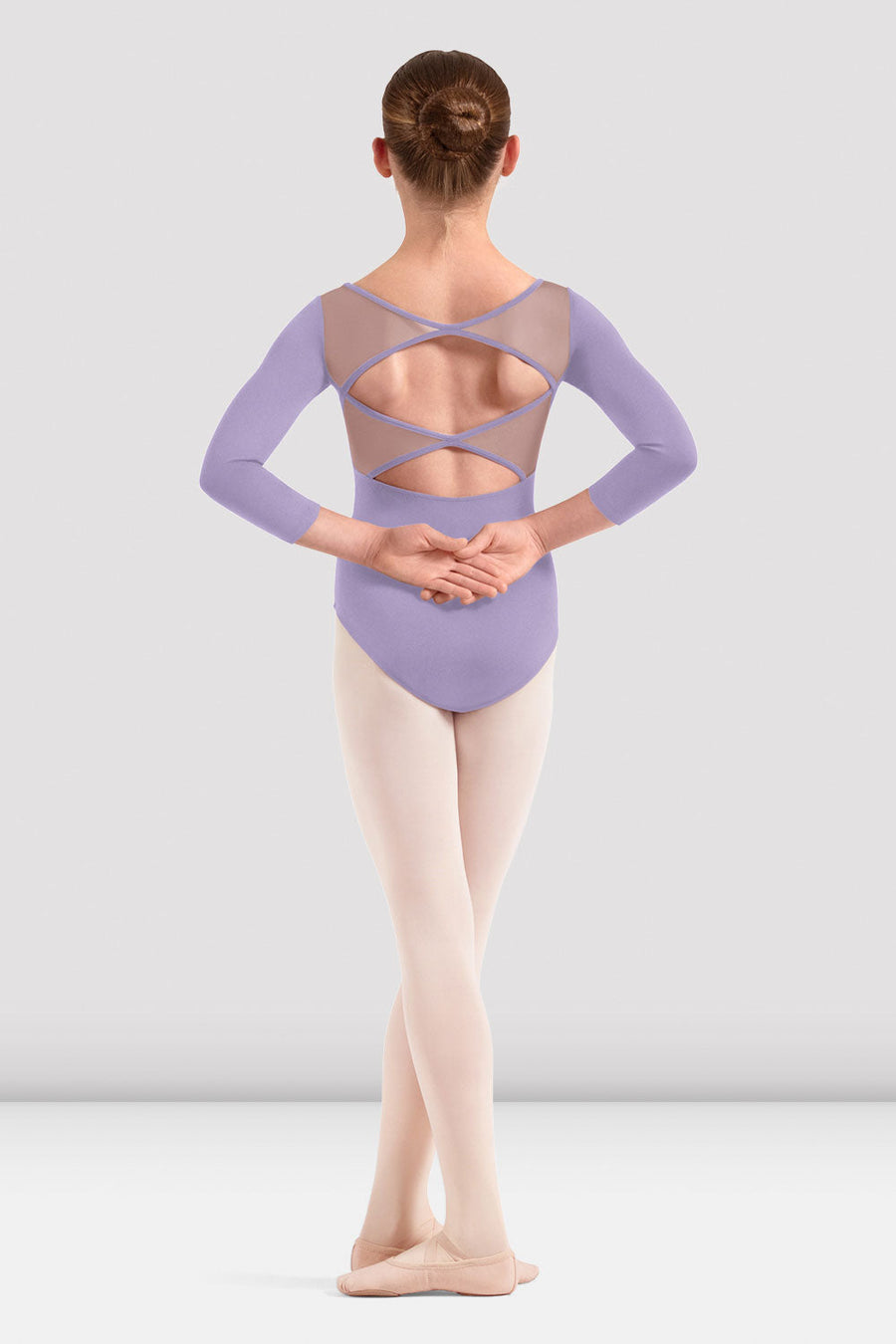 Girls Mirella Adagio 3/4 Sleeve Leotard