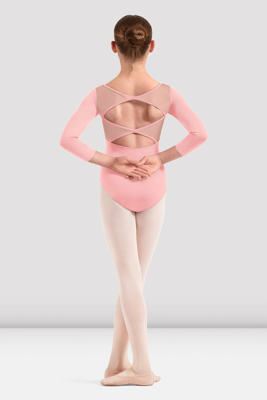 Girls Mirella Adagio 3/4 Sleeve Leotard