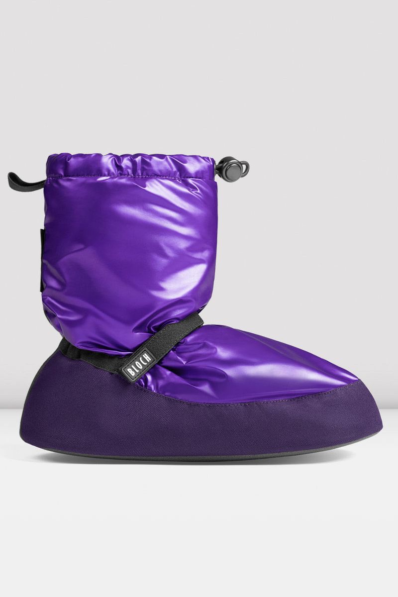 Adult Metallic Warm Up Booties