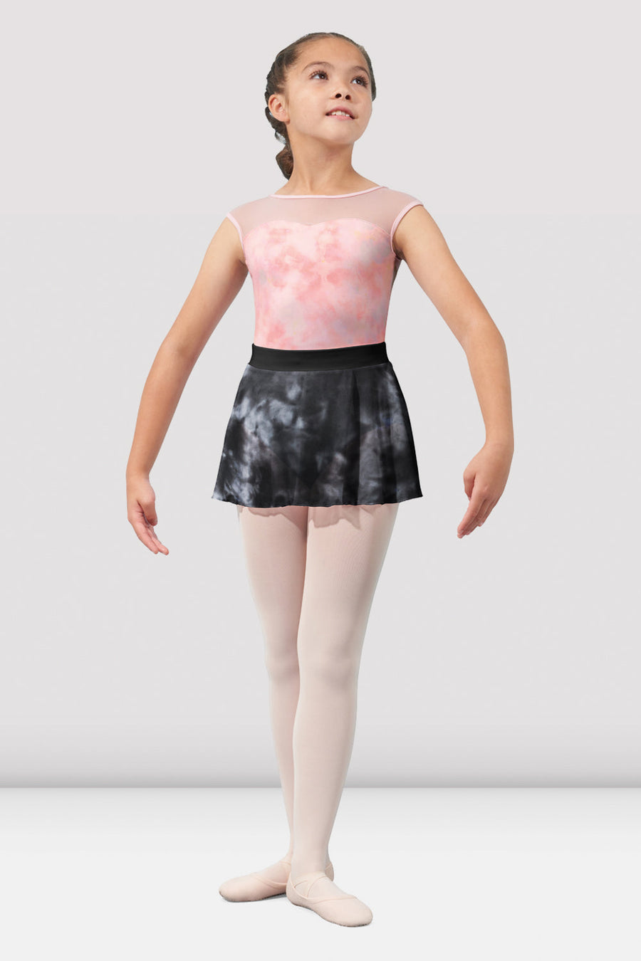 Girls Mirella Watercolor Pull On Skirt