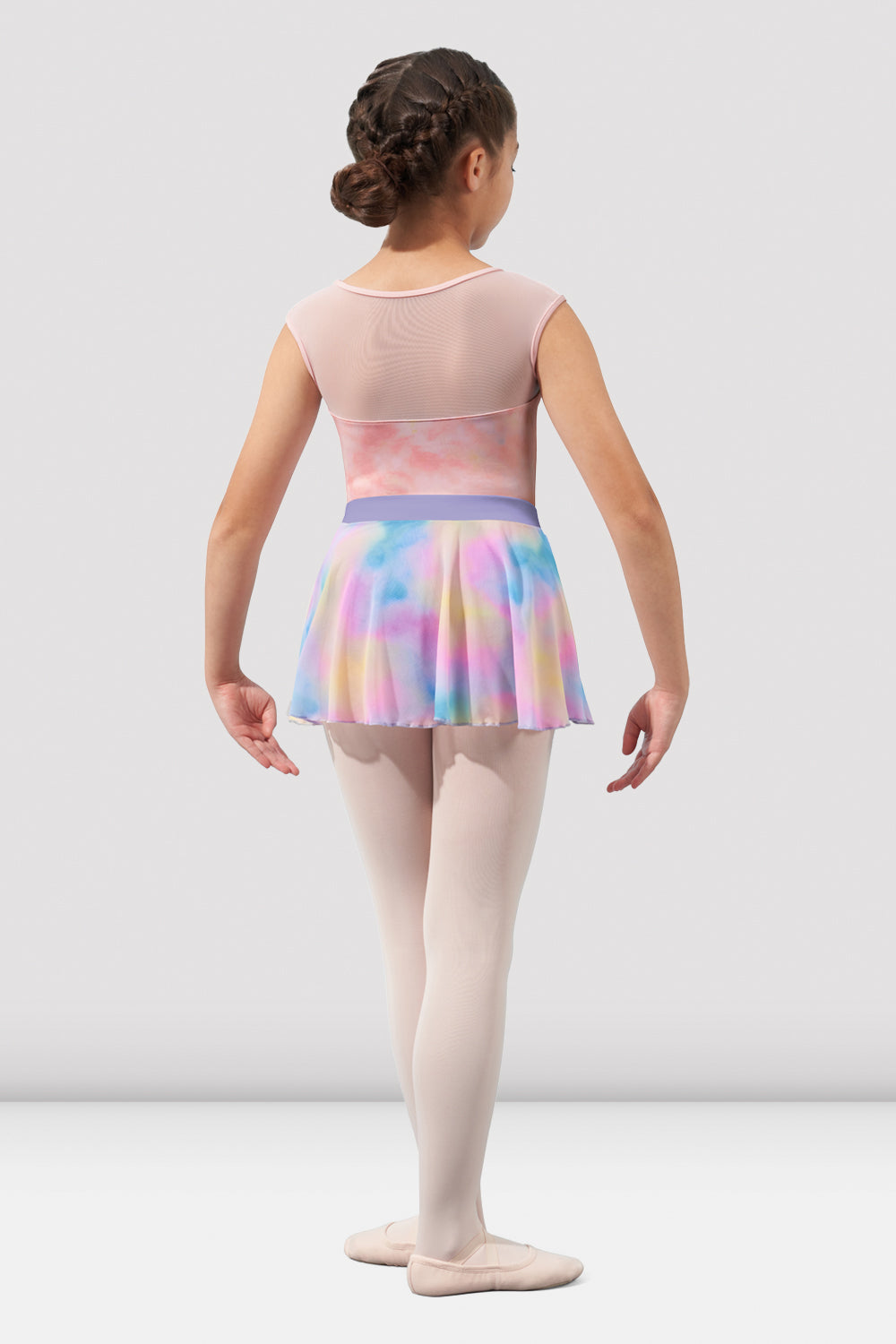 Girls Mirella Watercolor Pull On Skirt