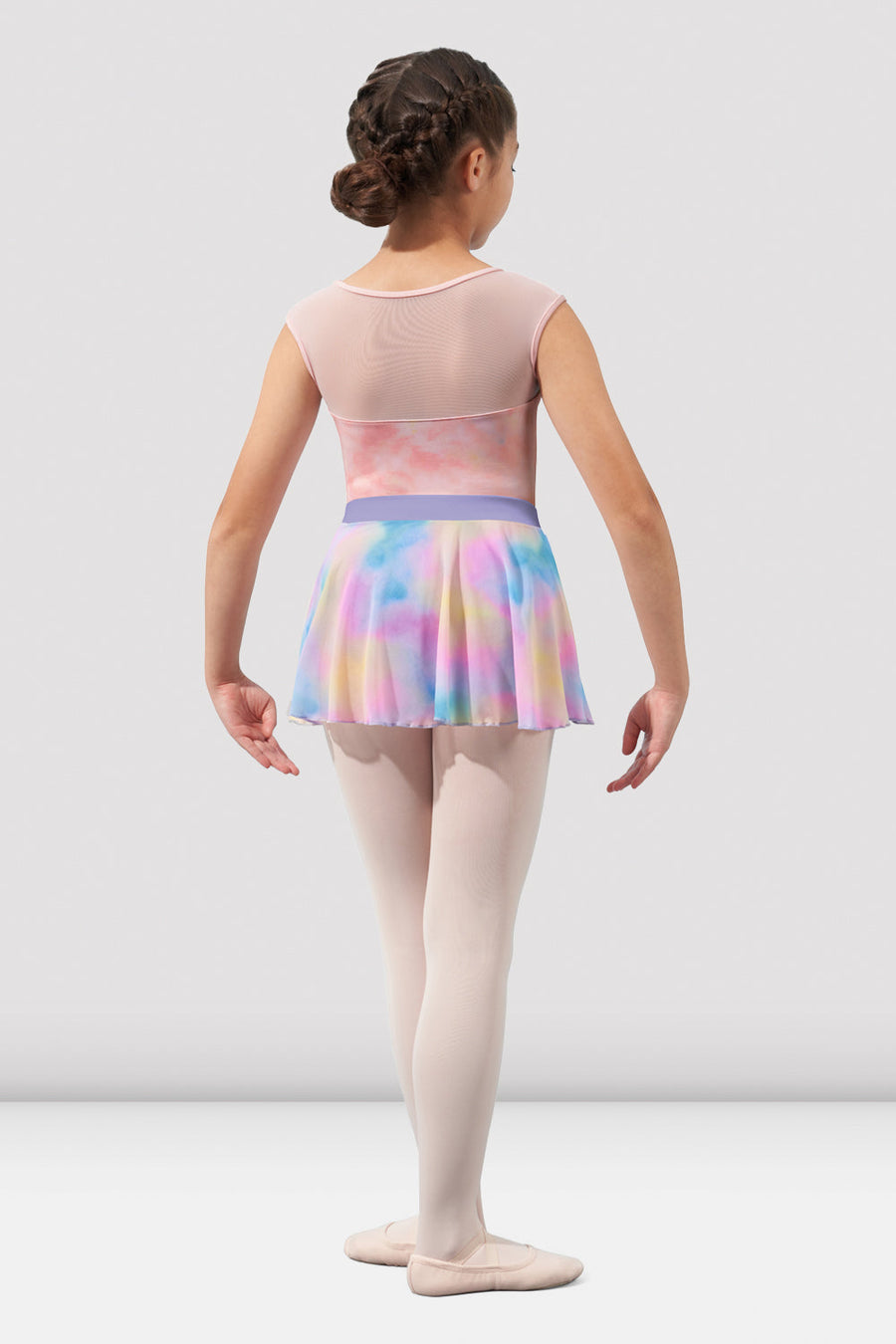 Girls Mirella Watercolor Pull On Skirt