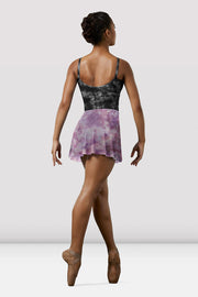 Ladies Mirella Watercolor Mesh Pull On Skirt