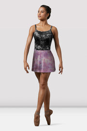 Ladies Mirella Watercolor Mesh Pull On Skirt