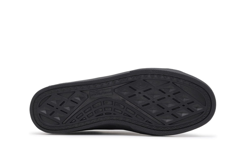 Men's Diamond Cup sneaker in Black leather, outsole view