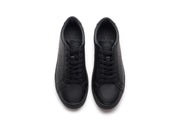 Men's Diamond Cup sneaker in Black leather, top view
