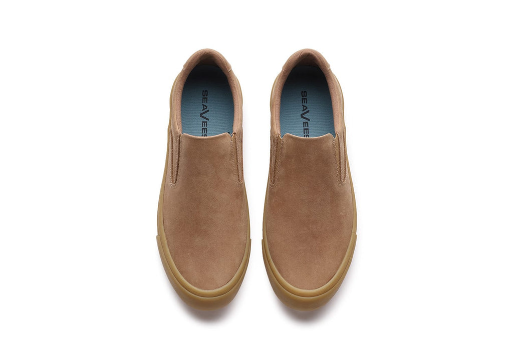 Men's Hawthorne Slip On in Sandstorm leather, top view