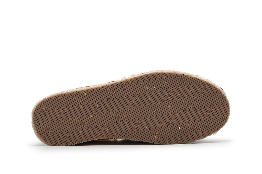 Men's Lodge Slipper in Nutmeg suede, outsole view