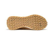 Men's Acorn Trainer sneaker in Tan suede, outsole view