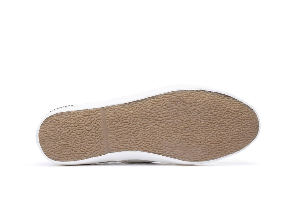 Men's Baja Slip On in Cloud vegan nubuck, outsole view