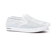 Men's Baja Slip On in Cloud vegan nubuck, three-quarter view