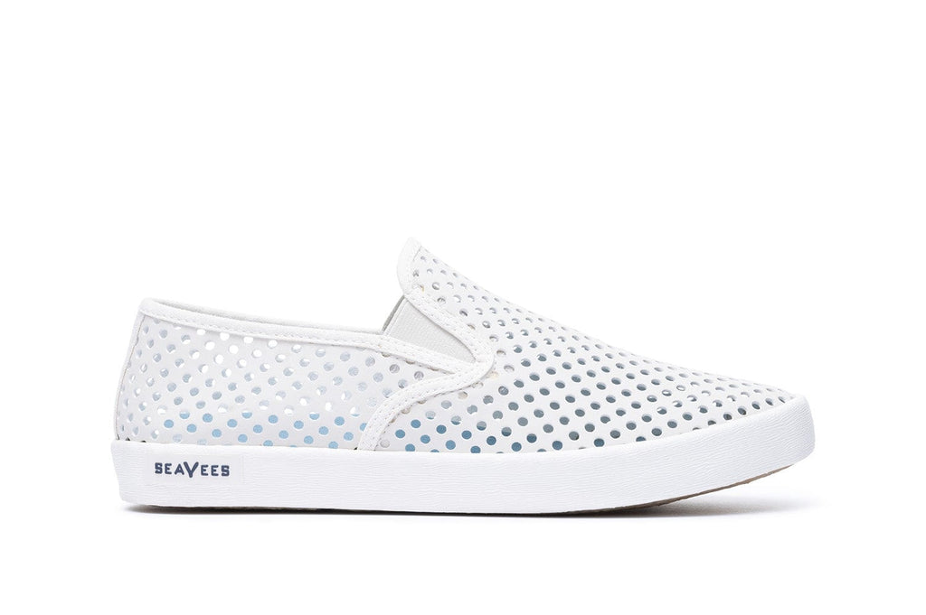 Men's Baja Slip On in Cloud vegan nubuck, side view