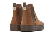 Men's Beyond & Back Boot in Desert Tan leather, back view