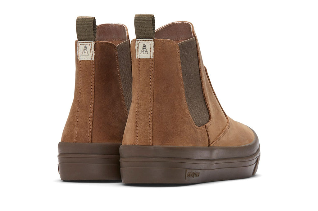 Men's Beyond & Back Boot in Desert Tan leather, back view