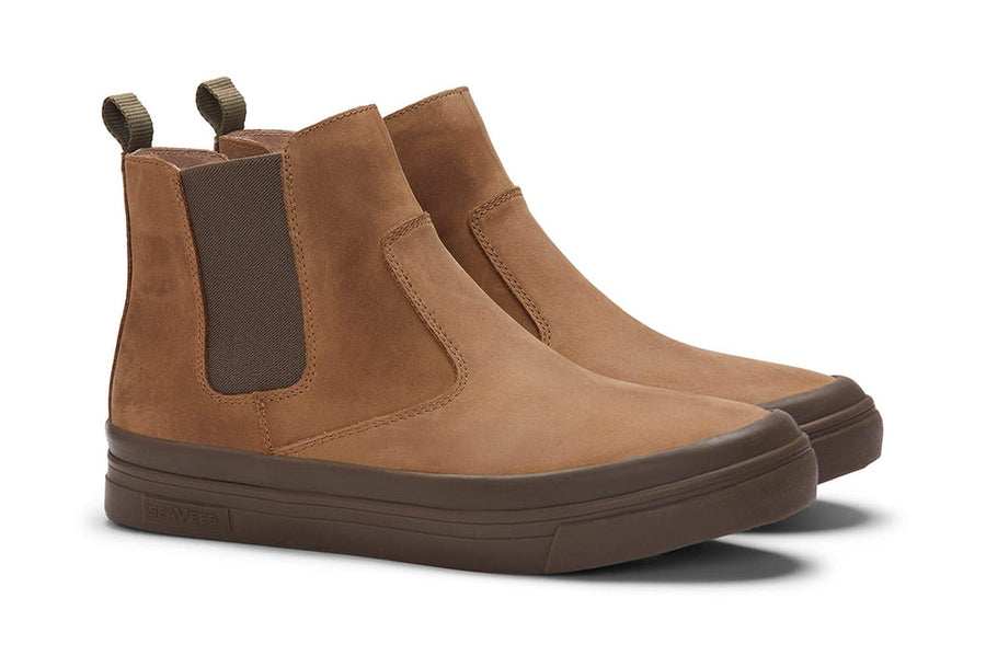 Men's Beyond & Back Boot in Desert Tan leather, three-quarter view