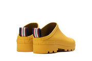 Men's Bodega Clog in Calendula rubber, heel view