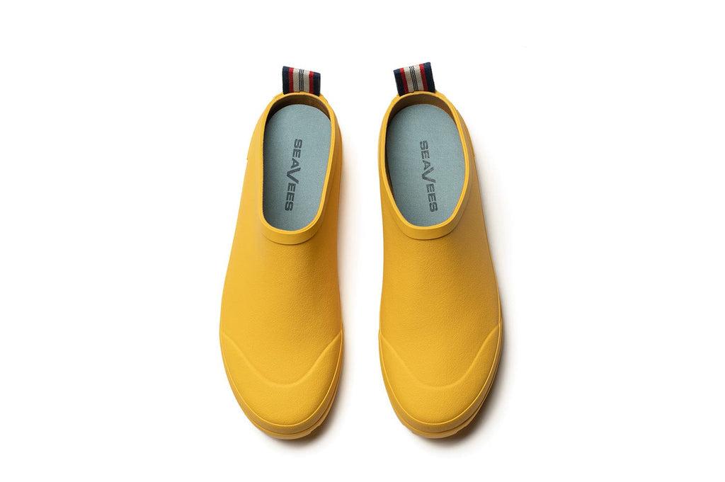 Men's Bodega Clog in Calendula rubber, top view