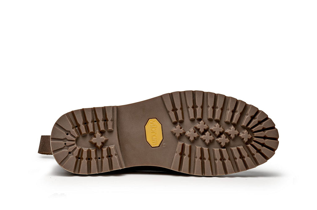 Men's Dispatch Boot in Chestnut leather, outsole view