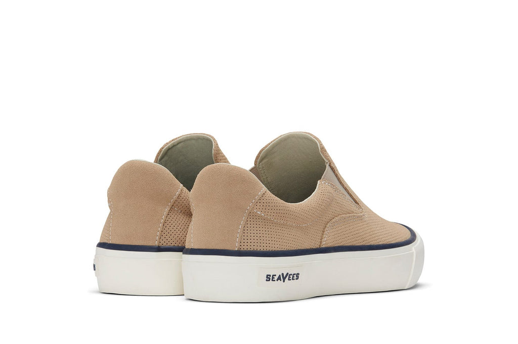 Men's Hawthorne Slip On in Camel suede, back view