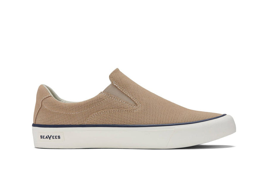 Men's Hawthorne Slip On in Camel suede, side view