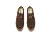 Men's Hayward Loafer in Chocolate suede, top view