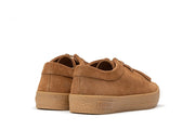 Men's Hayward Loafer in Tobacco suede, heel view