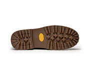 Men's Larkspur Lug Boat Shoe in Cement suede, outsole view