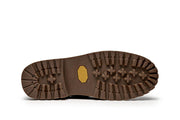 Men's Larkspur Lug Boat Shoe in Dark Chocolate leather, outsole view