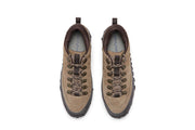 Men's Ridge Urban Hiker hiking sneaker in Desert Palm suede, top view
