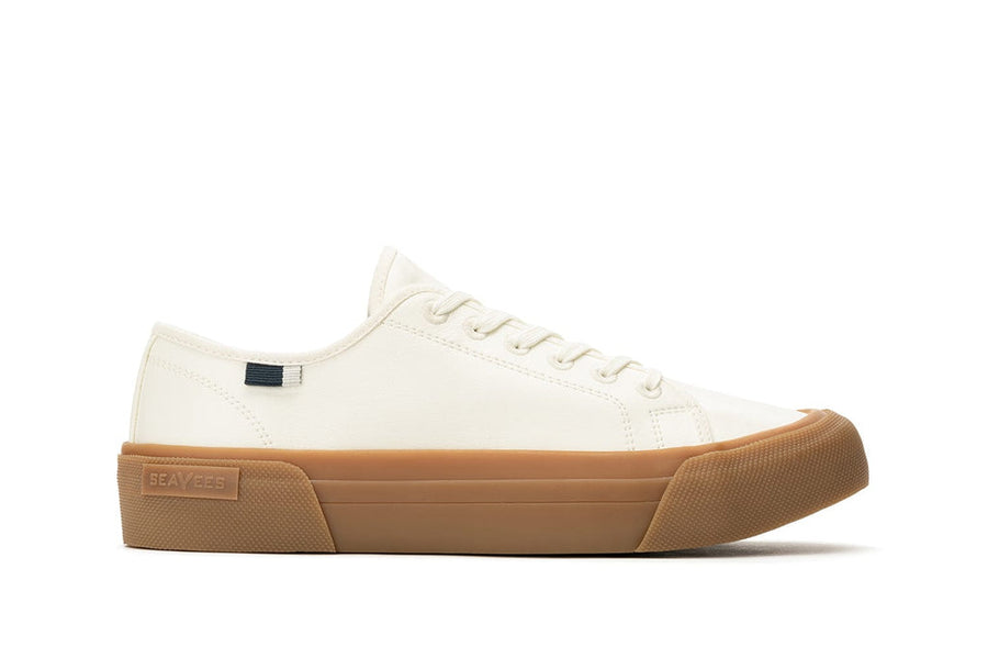 Men's SeaChange LTT sneaker in White/Gum corn leather, side view
