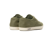 Men's Sixty Six Sneaker in Surplus Green canvas, heel view