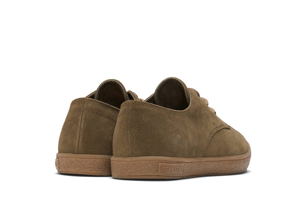 Men's Sun-tans Buck in Dusty Olive suede, back view