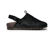 Men's Tahoe Trekker sandal in Black leather, side view