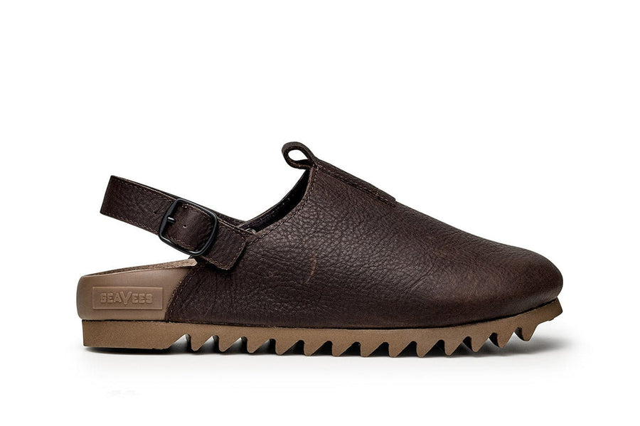 Men's Tahoe Trekker sandal in Dark Chocolate leather, side view