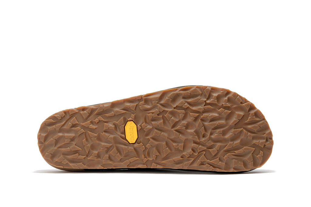 Men's Tiburon Trekker sandal in Black leather, outsole view