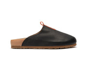 Men's Tiburon Trekker sandal in Black leather, side view